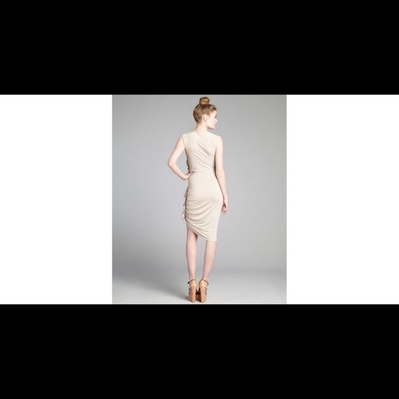 ๐ BCBG MaxAzria Hada Dress w side ruffle. - Picture 2 of 6